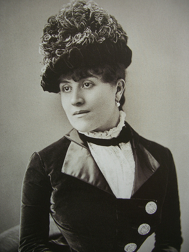 Laura Hayman en su juventud, retratada por Nadar