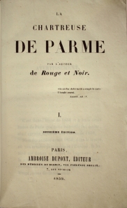 Ejemplar original de la segunda edición de "La Chartreuse de Parme"