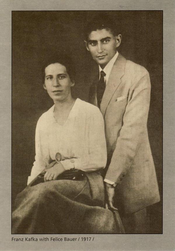 Fotografía del compromiso de Felice Bauer y Franz Kafka