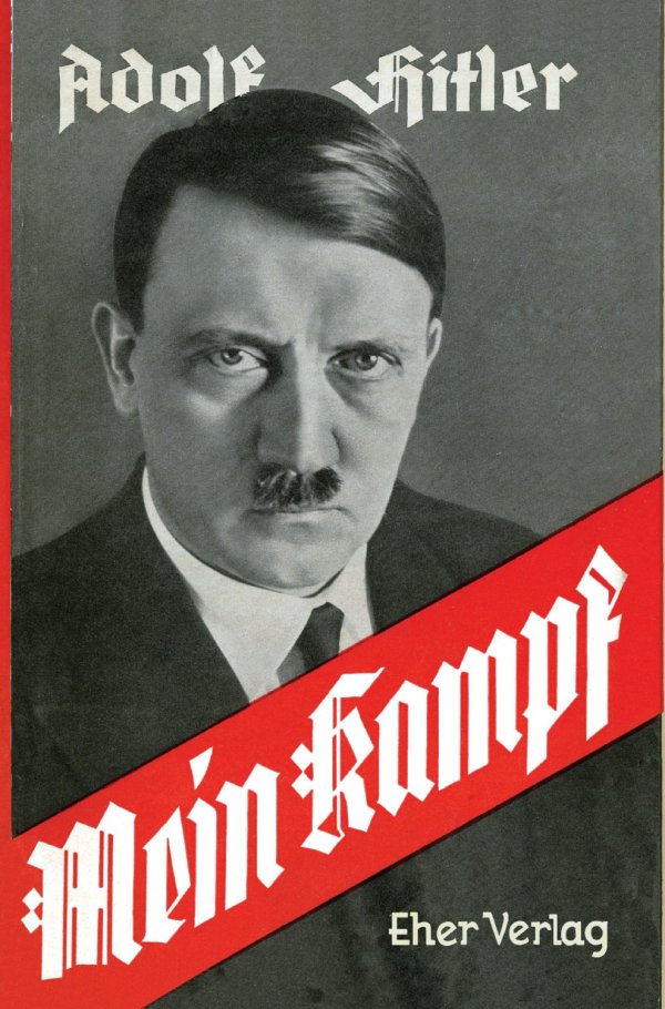 Una de las primeras ediciones de Mein Kampf (